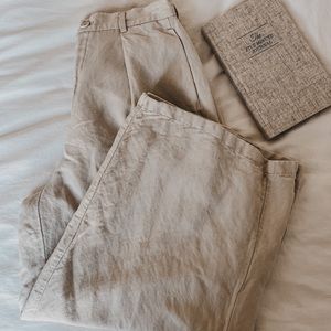 UNIQLO Linen Colette Trouser Pants